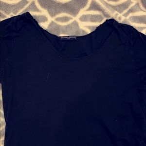 Black Open Back Brandy Melville T-Shirt